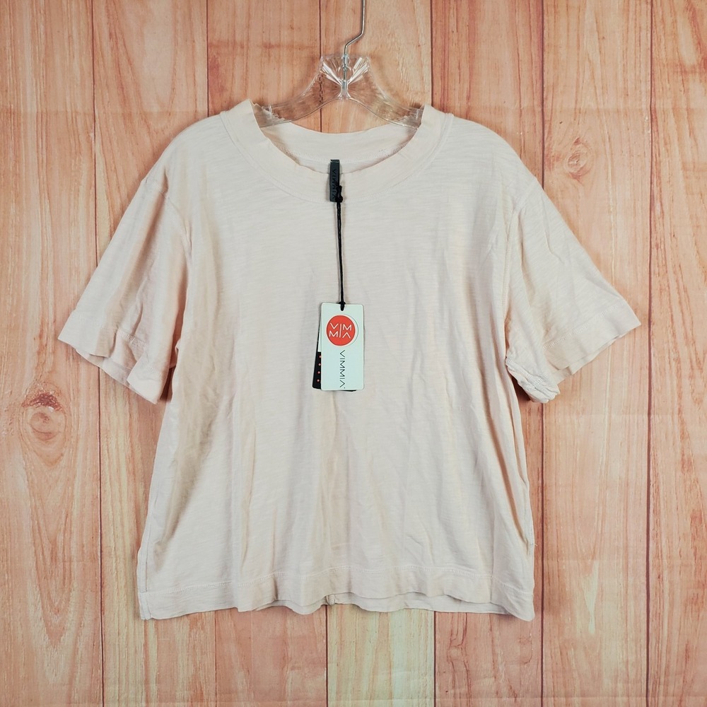 Vimmia Isle Classic‎ Box Tee Womens T-Shirt Sz Large Shell Pullover Short Sleeve